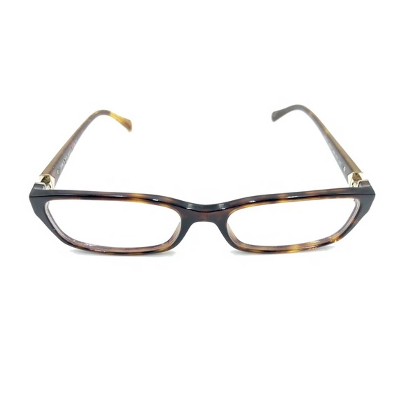 Prada VPR 07N AB6-1O1 Brown Tortoise Rectangle Eyeglasses Frames 53-17 140 Italy - Picture 2 of 12